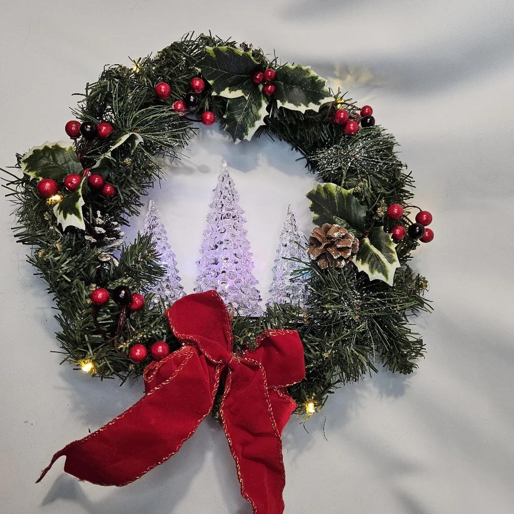 Festive Holiday Wreath